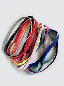 Multi-Color Thin Headbands, Unisex Basketball Headbands, High Elasticity Soft With Silicone Non-Slip Design - Multicolor - View 6