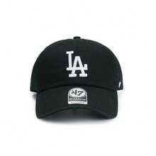 47 BRAND MLB '47 CLEAN UP LOS ANGELES DODGERS BLACK ユニセックスのベースボールキャップ - LAブラック - チェックする 3