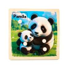 Wooden Traffic Animal 3D Inlay Puzzle Board, Shape Matching Educational Toy For Toddlers And Young Children, Early Learning - Multicolor - View 23