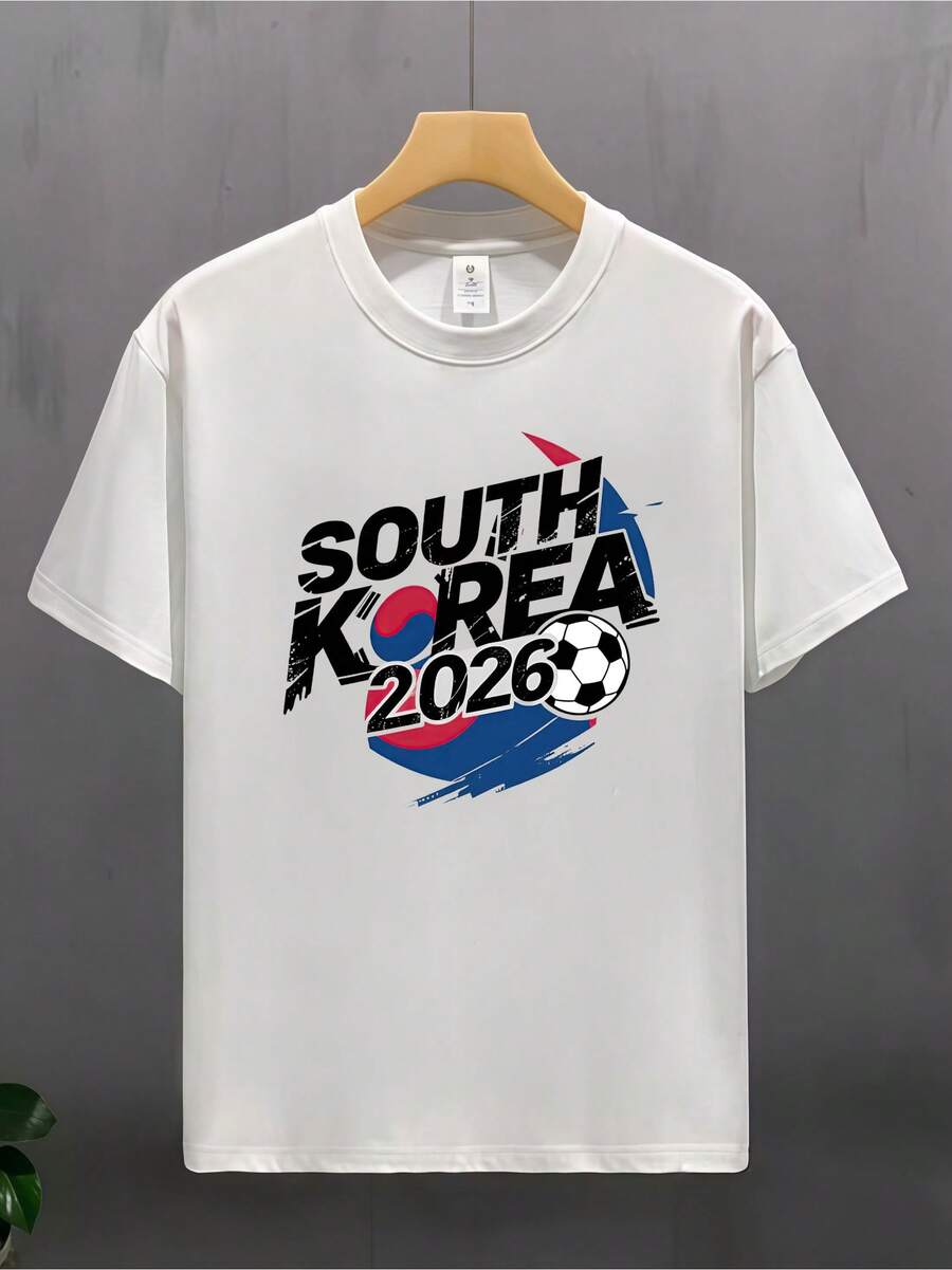 South Korea 2026 Soccer Jersey: Versatile Unisex Fashion For All Ages. Soft, Durable Fabric And A Modern Design. Show Your Passion For Soccer With This Great Style! U5IF - 白色 - 查看 1