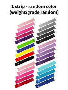 5/6pcs Resistance Bands,Perfect For Flexibility And Mobility Training,Suitable For Yoga, Pilates, Also Suitable For Resistance Training In Gymnastics And Dance,Gym Dumbbells,5pcs - Multicolor - View 9