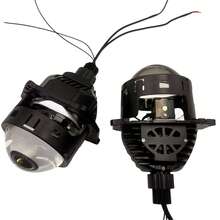 最新 Z50S 升級版 3 英吋三色投影透鏡 LED 車頭燈，低燈 40W 高燈 50W，白光/黃光/暖白光，無損安裝汽車大燈 2 件/組 - Z50S - 查看 12