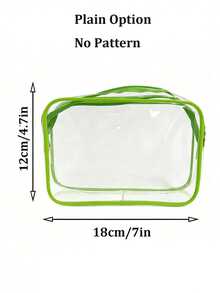 New Sun Protection Themed Printed PVC Waterproof Toiletry Bag, PVC Beach Bag, Fresh Hand-Drawn Sun And Sun Protection Design, Summer Sun Care Storage Gift, Zippered PVC Travel Organizer Bag, Lightweight Fade-Resistant Makeup Toiletry Bag Suitable For Women And Men, Easy To Clean Design, Suitable For Mothers, Teachers, Friends, Nurses Makeup Bag, School Vacation Holiday Back To School Supplies Toiletry Bag - Multicolor - View 13