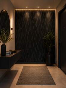 Self-Adhesive PVC Wallpaper, Washable, Decorative Wood Pattern, 5m X 10m Roll, For Home Renovation And Decoration, Living Room, Bedroom, Kitchen, Furniture, Patterned Wall Covering. - F207 - 查看 6