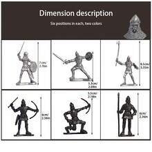Medieval Castle Knight Soldier Toy Set, Assemble Ancient Castle Siege War Machine Battle Toy Model For Boys, Children Toys 3 Years And Up - F - 查看 5