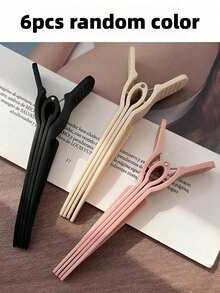1/2/3 Loose Draping Hair Clips, High-Top Hair Root Clips, Seamless Hair Clips For Fixing Hairstyles, Hair Styling Tools - Multicolor - View 18