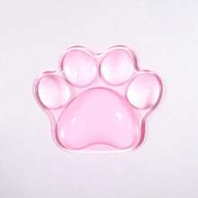 Ergonomic Silicone Mouse Wrist Rest - Transparent Cute Cat Paw Mouse Wrist Rest, Comfortable And Supports Typing And Gaming - View 1