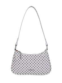 1pc Solid Color PU Leather Women's Shoulder Bag, Multifunctional Crossbody Bag, Suitable For Commuting, Adjustable Shoulder Strap - Beige - View 6