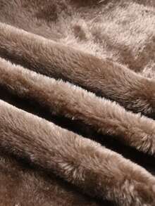 Men's Winter Thickened Thermal Lined Fur Coat, Detachable Hood Camouflage Jacket - Grey - View 9