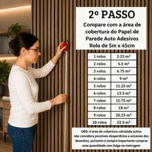 Self-Adhesive PVC Wallpaper, Washable, Decorative Wood Pattern, 5m X 10m Roll, For Home Renovation And Decoration, Living Room, Bedroom, Kitchen, Furniture, Patterned Wall Covering. - F211 - 查看 6