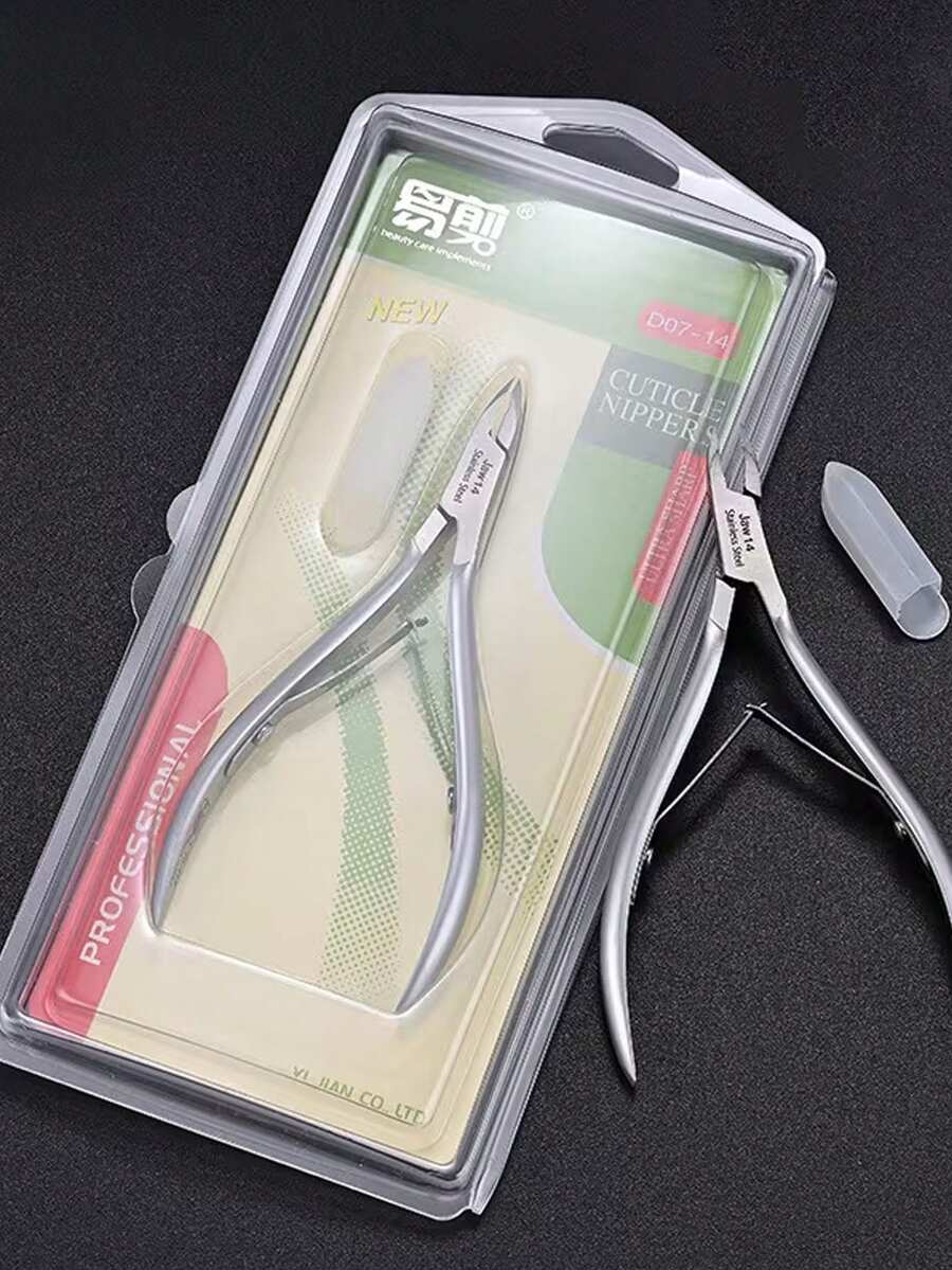 PYDESA 1/8/10件組專業指甲剪與螺旋美甲工具組，雙彈簧設計，適用於居家/SPA/沙龍美甲與足部美容工具（銀色）