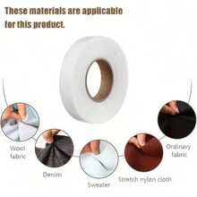 60m Self-Adhesive Hem Tape For Shortening Pants, Iron-On Clothing Length Shortening DIY Sewing Accessories For Home Use - Multicolor - View 8