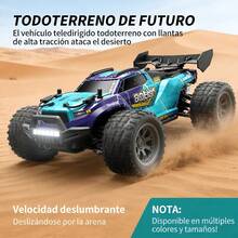 兒童高速 4WD 遙控車 1:18 越野遙控卡車，附 LED 燈，增強手部靈活性，室內/戶外漂移玩具，適合聖誕節、生日、新年、開學季、假期、感恩節及所有節日送給孩子的禮物 - 彩色 - 查看 13