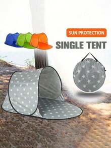 Tienda de playa de montaje rápido, refugio solar con protección UV, pabellón de playa ligero, sombra solar para aventuras al aire libre, montaje rápido en 30 segundos, esencial familiar para la playa, equipo de camping para festivales de música, sombra para el patio trasero, refugio solar para eventos deportivos, esencial para viajes de camping - Múltiples estilos - Ver 5
