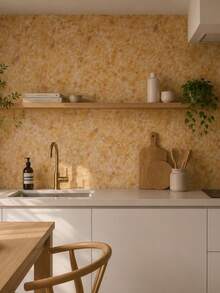 Self-Adhesive PVC Wallpaper, Washable, Decorative Wood Pattern, 5m X 10m Roll, For Home Renovation And Decoration, Living Room, Bedroom, Kitchen, Furniture, Patterned Wall Covering. - G201 - 查看 1