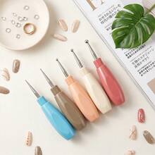 Connectable Single Head Nail Dotting Rhinestone Picker Pen Set, Spliceable Ergonomic Handle Nail Art Dot Tool For Gem Crystal Sequins DIY Manicure Decor - Multicolor - View 3