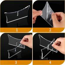 1/4/8pcs Acrylic Ball Display Stand, Suitable For Basketball, Baseball, Football, Soccer Storage, Basketball Ball Holder Base, Soccer Storage Rack, Cross Design Bracket, Waterproof And Durable PMMA Material Sports Equipment - One Size Fits All - View 7