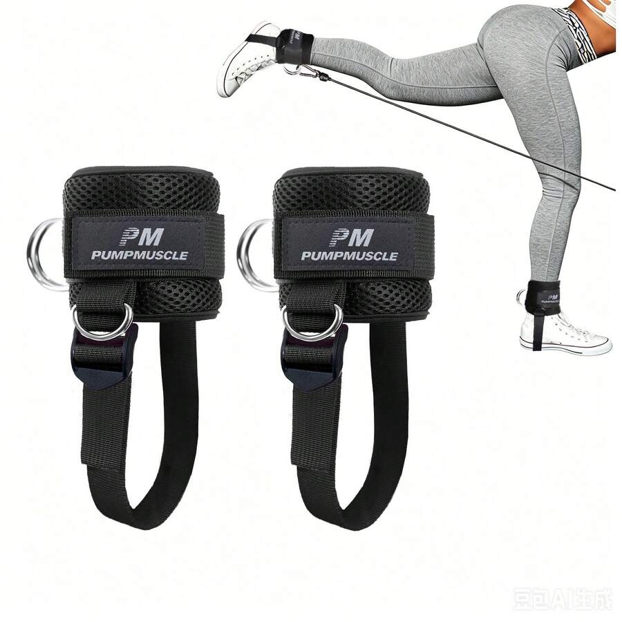 Yoyoapple Tali Pergelangan Kaki untuk Mesin Kabel, Manset Pergelangan Kaki yang Dapat Diatur untuk Mesin Kabel, Tali Pergelangan Kaki Empuk yang Nyaman untuk Latihan Bokong, Tendangan Kaki ke Belakang, Tali Pergelangan Kaki Pemberat Bokong, Tali Kaki untuk Mesin Kabel - MultiWarna - View 1
