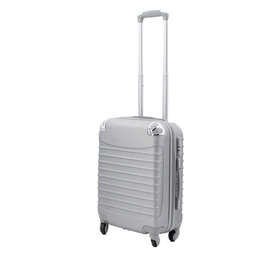 10KG Travel Suitcase With 360 Wheels And Telescopic Handle - Silver - View 1