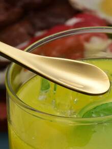 1pc Stainless Steel Stirring Spoon Suitable For Daily Home Use - Multicolor - View 3