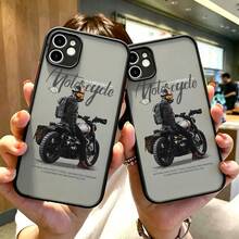 1 Phone Case Made Of Soft-Touch TPU+PC Material, With Precise Cutouts For Camera Protection, A Matte Edge, And A Skin-Like Texture. Compatible With Multiple Models: 11/12/13/14/15/16/17/Pro/Pro Max/Mini, Galaxy Series, And More. Features: Shockproof, Drop-Proof, Fingerprint-Resistant, And Full Camera Lens Protection. MXFGK1343 - FGK-bK-mXFGK1343 - View 2