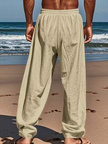 Men's Cross-Border Outdoor Casual Sports Pants - 米色 - 查看 2