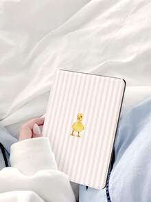 1pc Pink Striped Duck Pattern, Compatible With IPad (A16) 11 Inch 11th Gen 2025/10th Gen / 10.2 Inch, Suitable For Kindle NK 11/Kindle Youth Edition/Kindle Paperwhite 5, Kindle 2024 Protective Case, With Auto Wake/Sleep Function, Lightweight And Convenient, Romantic Gift - Multicolor - View 5