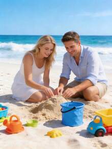 1/3pcs Foldable Water Bucket, Portable Beach Folding Bucket, Small Colorful Fishing Bucket, Lightweight Collapsible Water Bucket, Practical Folding Water Container, Suitable For Painting, Camping, Fishing, Beach, Garden, Pool, Hawaii Party, Beach Party - A - View 4