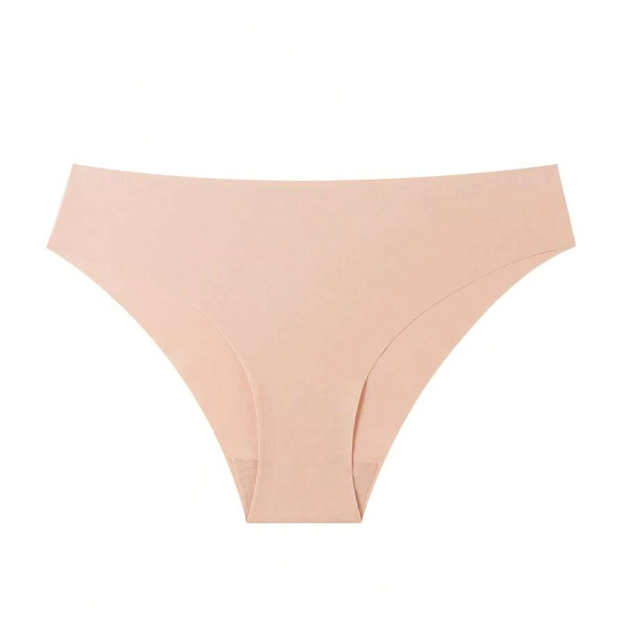 Braguitas mujer seda hielo sin costuras invisibles bajo transpirable multicolor europeo-americano - Rosa - Ver 1
