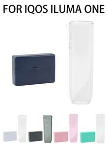 1SET (1 pieza Funda protectora transparente + 1 pieza Estuche para cigarrillos) Multicolor PARA IQOS IILUMA I ONE & PARA TEREA Estuche protector portátil resistente a arañazos, a caídas y al desgaste, Estuche para cigarrillos, Adecuado para viajes diarios y transporte - Conjunto multicolor - Ver 10