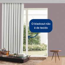 Cortina Corta Luz Trilho Rodiz Blecaute Blackout 2,80 X 1,80 - Bege - Visão 5