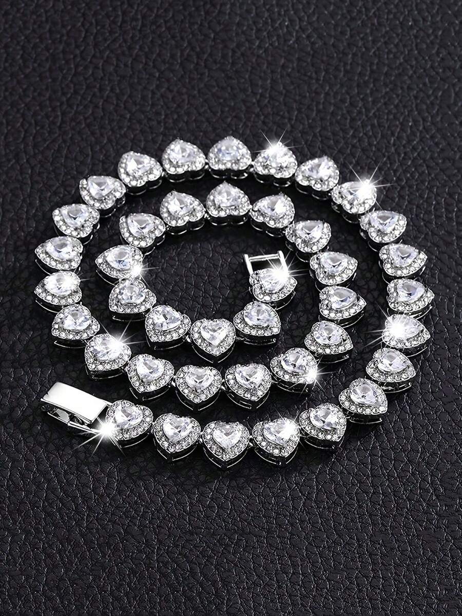1 pieza de collar con detalle de letra en turquesa de estilo occidental neutro, disponible como joyería para parejas. - A - Ver 1