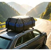 420D Waterproof Car Roof Storage Bag With Non-Slip Pad, Universal Car Roof Rack, Suitable For Vehicles With Or Without Roof Rack, Outdoor Self-Driving Travel Cargo Bag - 420D Roof Bag + Non-slip Pad - View 7