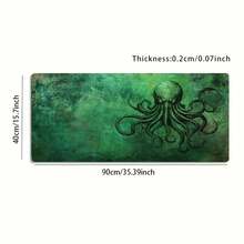 1pcThis Large Gaming Mouse Pad Features A Mysterious-Style Background Design And A Non-Slip, Washable Rubber Base; It Is Suitable For Use As Office Gear, A Computer Accessory, Or A Desktop Decoration. - Mouse Pad - View 7