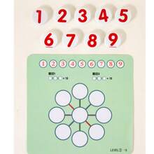 Number Array Puzzle Toy, Number Game, Math Logic Thinking Training, Montessori Arithmetic Tool, Addition And Subtraction Teaching Aid - Multicolor - View 9