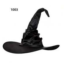 1 pièce - Chapeau de fête et accessoire de tête, chapeau de jazz, haut-de-forme, chapeau de bal, accessoire de costume de carnaval, chapeau de pirate, chapeau de roi, chapeau de fête vintage, chapeau de gentleman pour homme, chapeau surdimensionné, haut-de-forme noir Halloween - Multicolore - Voir 9