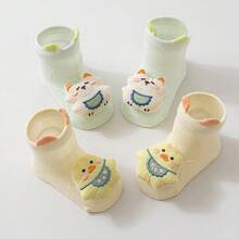 6 Pairs Newborn Baby Socks 0-1 Years Old, High Elasticity Non-Tight, Breathable Thin Summer Style, Toddler Home Learning To Walk Crawling Socks - Multicolor - View 8