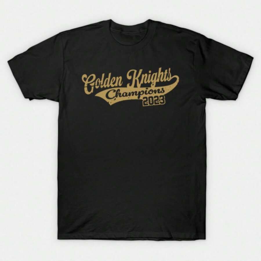 Camiseta GoldenKnightsChampionsbysatx - Negro - Ver 1
