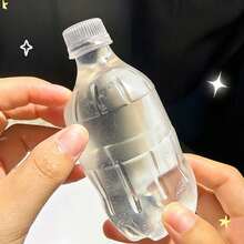 Crystal Clear Water Bottle Squeeze Toy, Realistic Mini Plastic Bottle Soft Stress Relief Toy, Transparent Anxiety Relief Toy, Suitable For Teenage Girls, Daily Desk Decor, Casual Holiday Small Gift, Pocket Portable Travel Relaxation Squeeze Toy - White - View 8