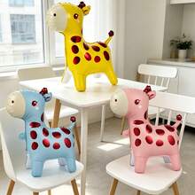 3pcs/Set Standing Giraffe Foil Balloon, 3 Colors Cute Animal Aluminum Mylar Balloon, Kids Birthday Baby Shower Party Decorations Photo Prop - Giraffe - View 3