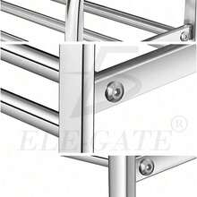 Metal Shoe Organizer Rack, Adjustable Shoe Shelf Without Tools, Storage For Sneakers, Boots, Heels For Bedroom, Hallway, Closet - Light Grey - View 4