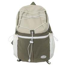 Sac à dos de campus unisexe léger et coloré avec un design vintage, idéal pour les activités de plein air, la randonnée, le cyclisme, les pique-niques et l'utilisation scolaire quotidienne - Rose vert menthe - Voir 8
