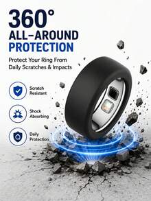 20PCS Ring Cover Compatible With Oura Ring Gen 4/4 Ceramic/Oura Gen 3, Ultra-Thin Anti-Scratch Silicone Ring Protector Case For Women Men For RingConn Gen 3/Gen 2/Gen 2 Air/Ultrahuman Air - Ring Protector - View 9