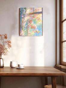 春季櫻花窗景DIY數位油畫 手作成人居家裝飾牆面藝術品 節日禮物 適合客廳 - 套裝 - 查看 4