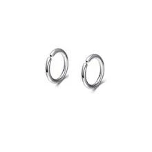 Clip On Huggie Earrings For Men Women Unisex Hypoallergenic Small Hoop Earrings,Non Pierced Conch Daith Helix Ring Hoop Rook Tragus Cartilage Earrings - NOT - View 11