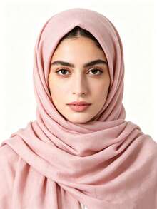 Spring/Summer Jacquard Plaid Modest Hijab, Fashionable Muslim Headscarf For Women, Soft And Breathable Muslim Hijab Shawl - Multicolor - View 4