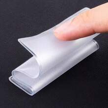 5pcs Frosted Transparent PVC Card Sleeves - Waterproof, Anti-Magnetic Protector For Credit Cards, Memberships & More Applicable To All Cards, Business Card Holder - Multicolor - View 4