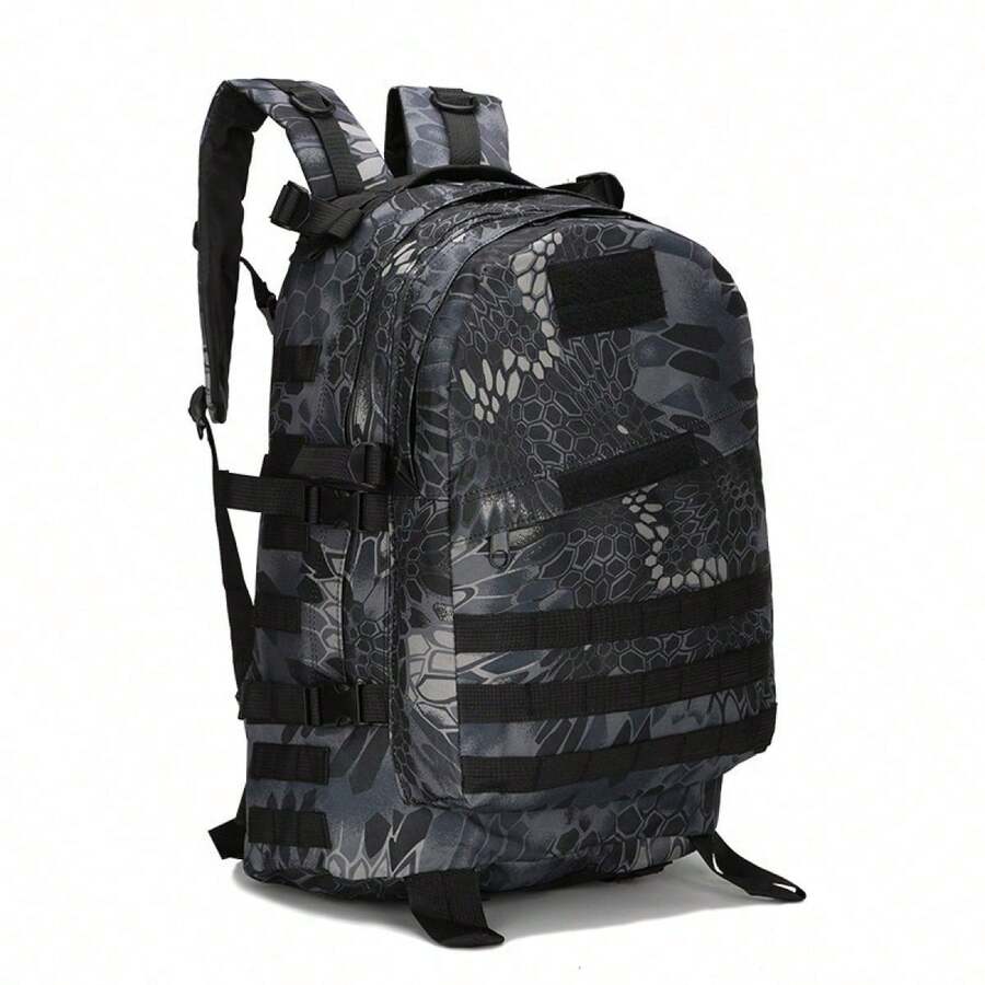 Durable Outdoor School Backpack For 4 Persons - Black and White - View 1