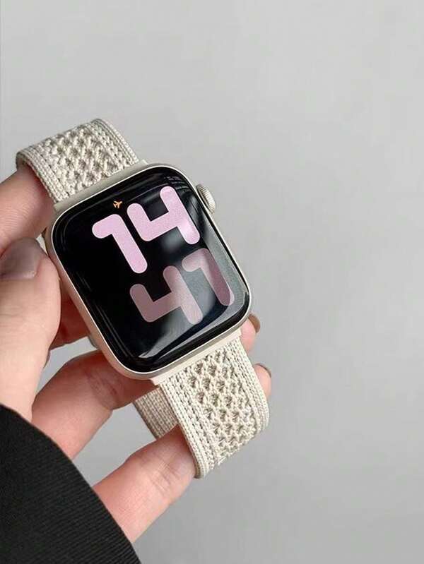 1 pieza Correa de reloj de nylon transpirable con hebilla magnética para Apple Watch S7/8/9/S10/11, correa de reloj deportivo, correa de reloj para parejas, regalo para amigos