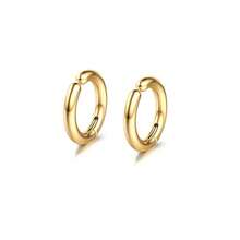Clip On Huggie Earrings For Men Women Unisex Hypoallergenic Small Hoop Earrings,Non Pierced Conch Daith Helix Ring Hoop Rook Tragus Cartilage Earrings - NOT - View 12